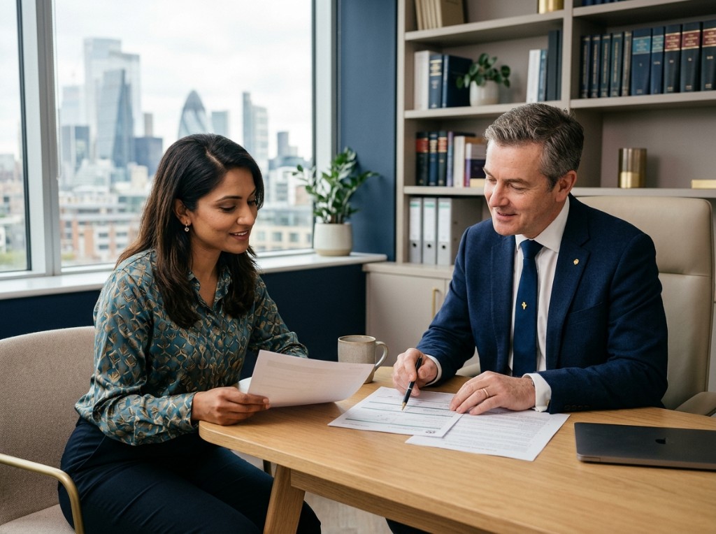 Bhogal & Co Solicitors team advising a client